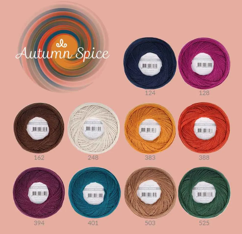 Scheepjes Candy Floss colour pack 10x20gr - Autumn Spice