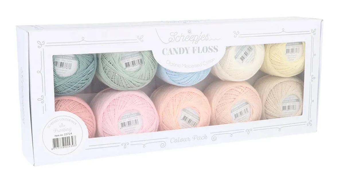 Scheepjes Candy Floss colour pack 10x20gr - Frosting