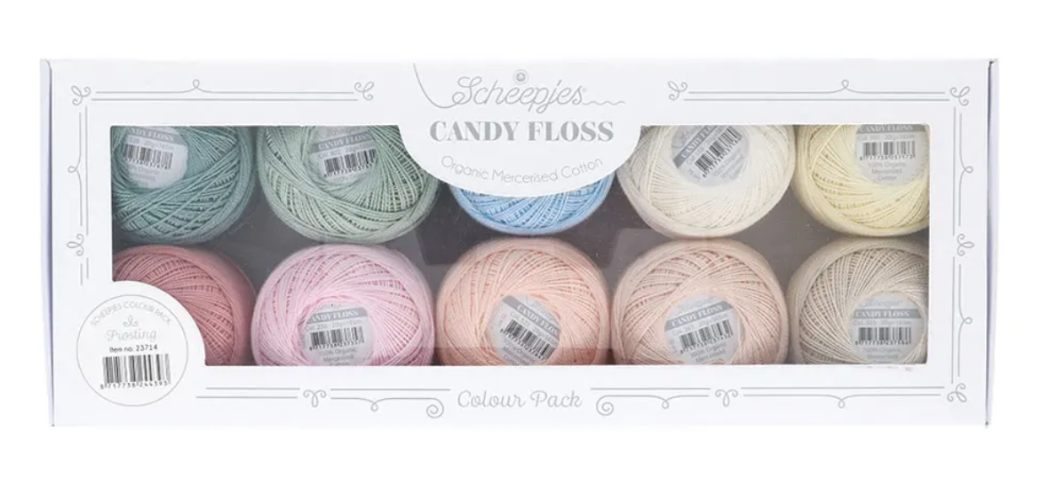 Scheepjes Candy Floss colour pack 10x20gr - Frosting