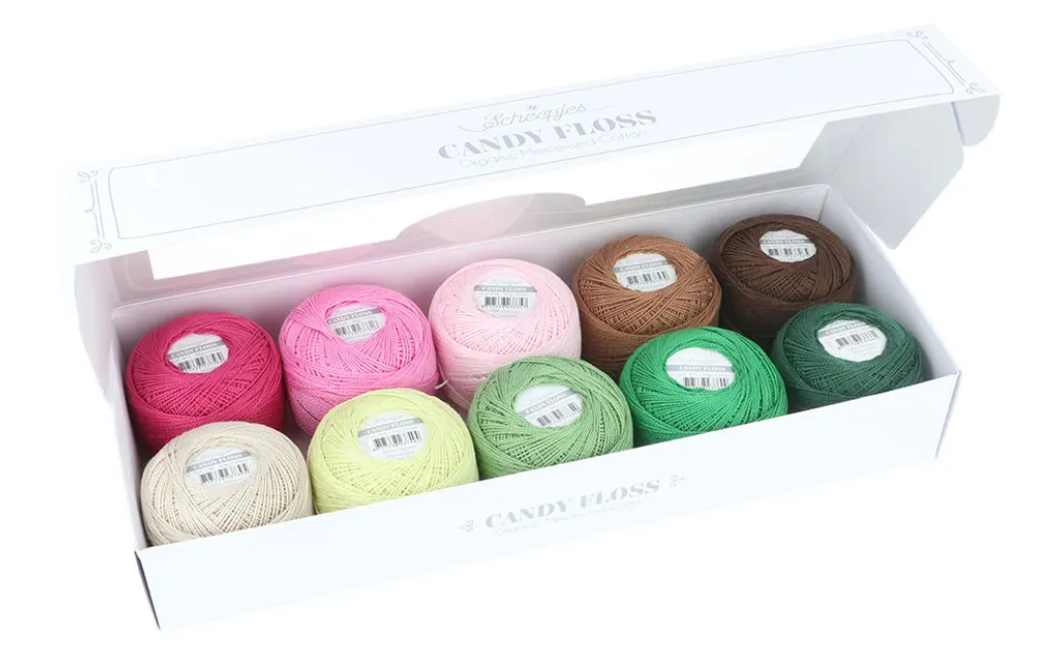 Scheepjes Candy Floss colour pack 10x20gr - Greens