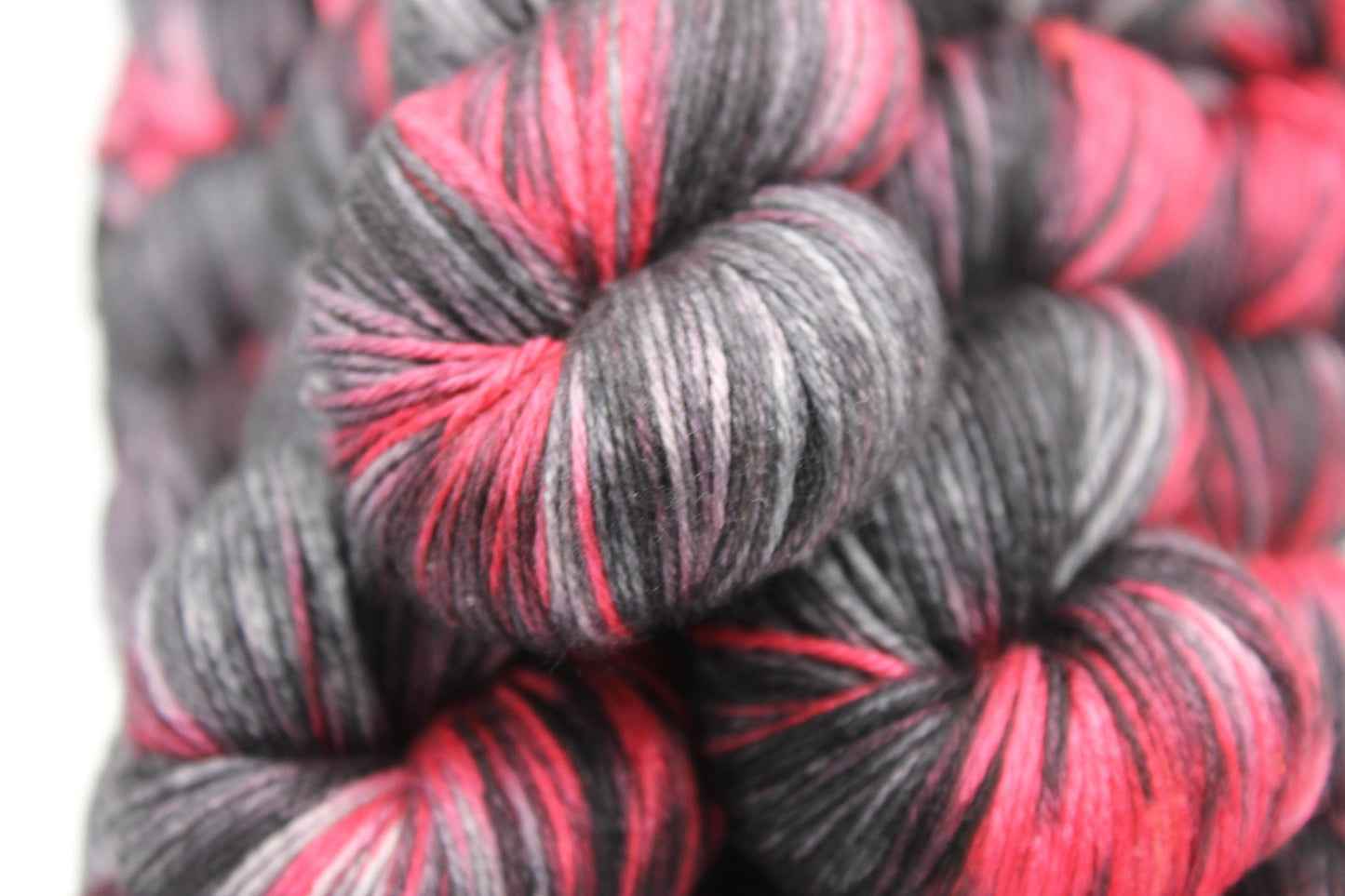 Daedric Heart Sock skein  50% Superwash Merino Wool 50% Silk 100g Skeins