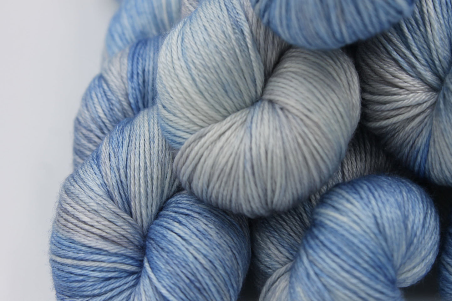 Chilled Air Sock skein  50% Superwash Merino Wool 50 Silk 100g Skeins