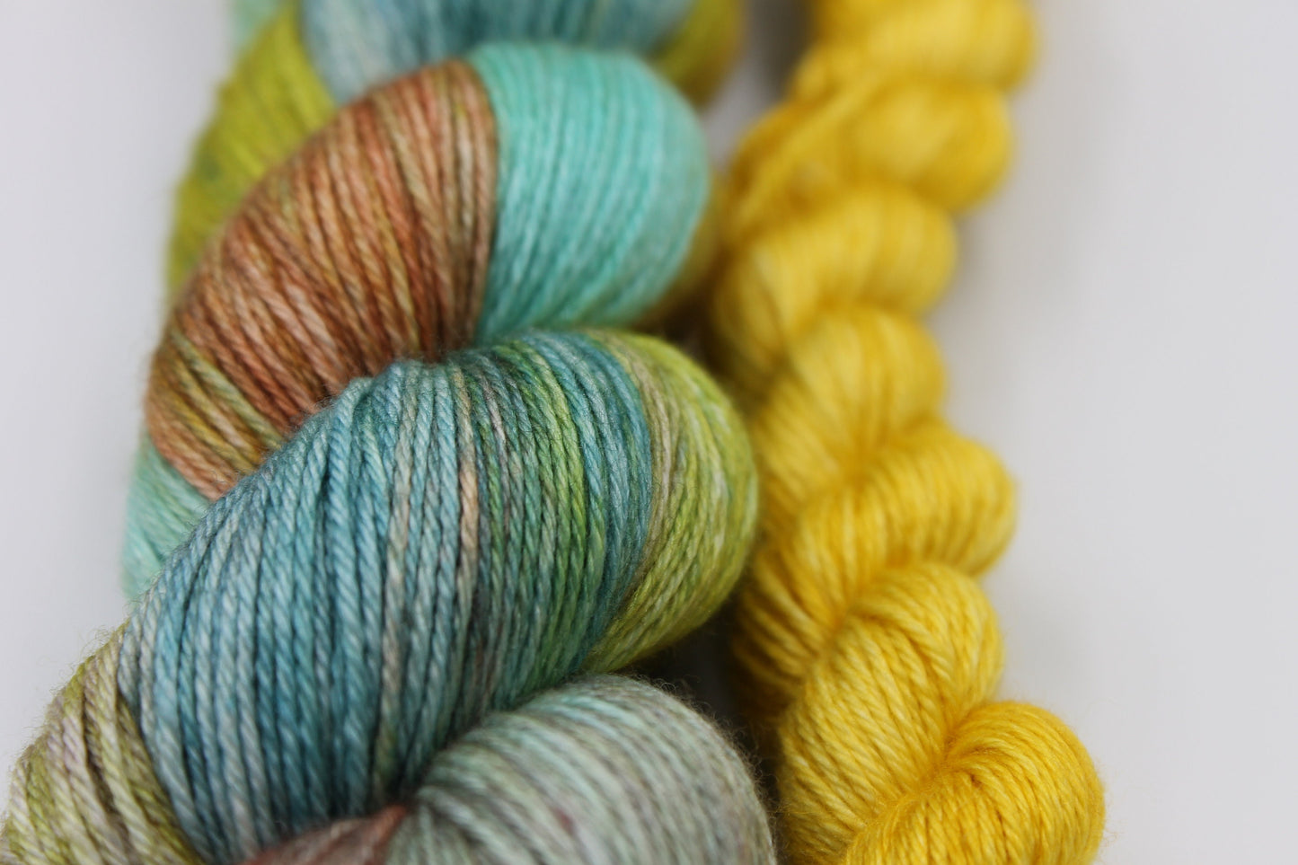 Montague The Chameleon Sock skein  50% Superwash Merino Wool 50 Silk 100g and 20g Skeins