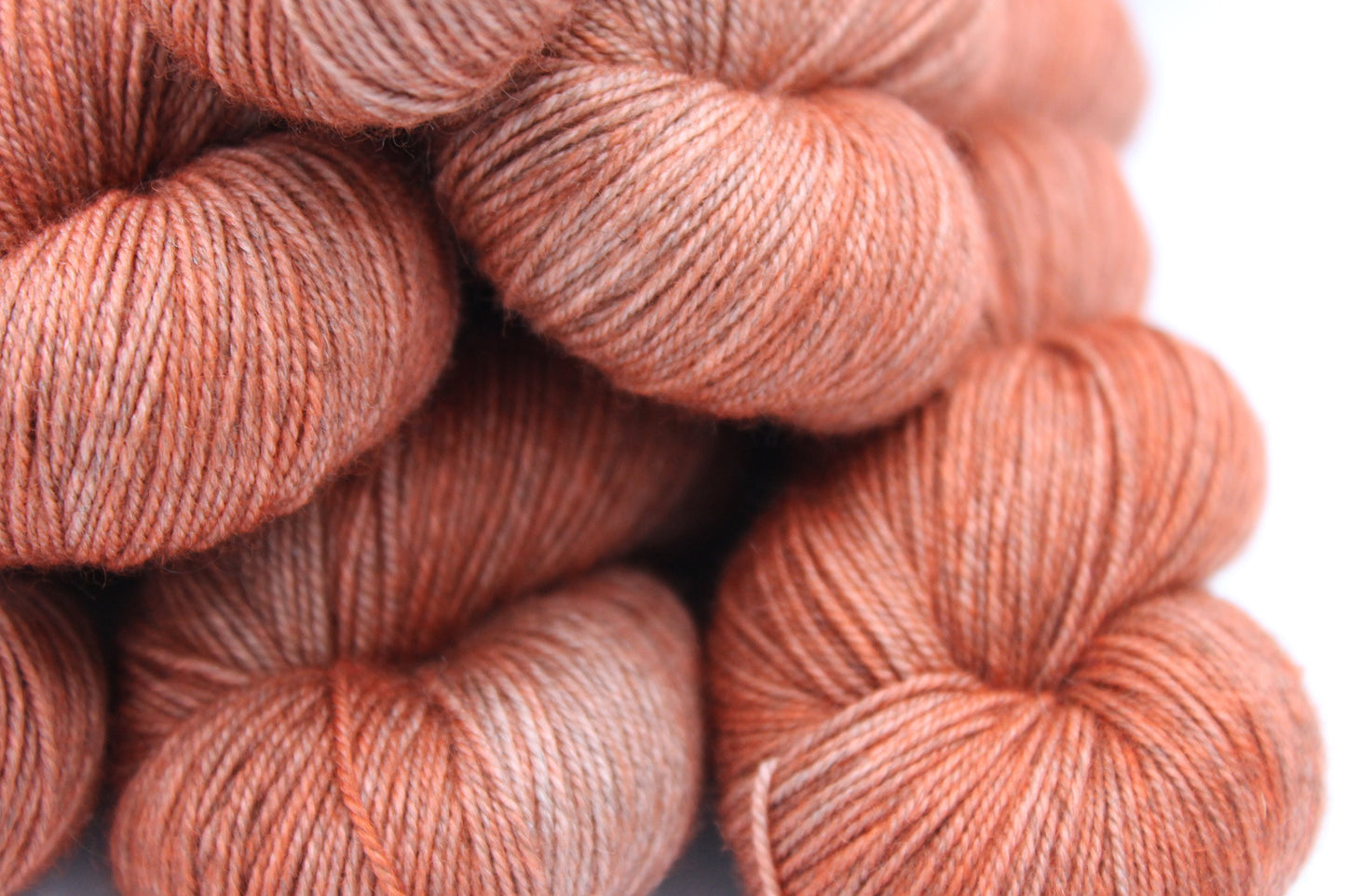 Cinnamon Sock Skein 70% Superwash Merino 20 Yak 10 Nylon 100g