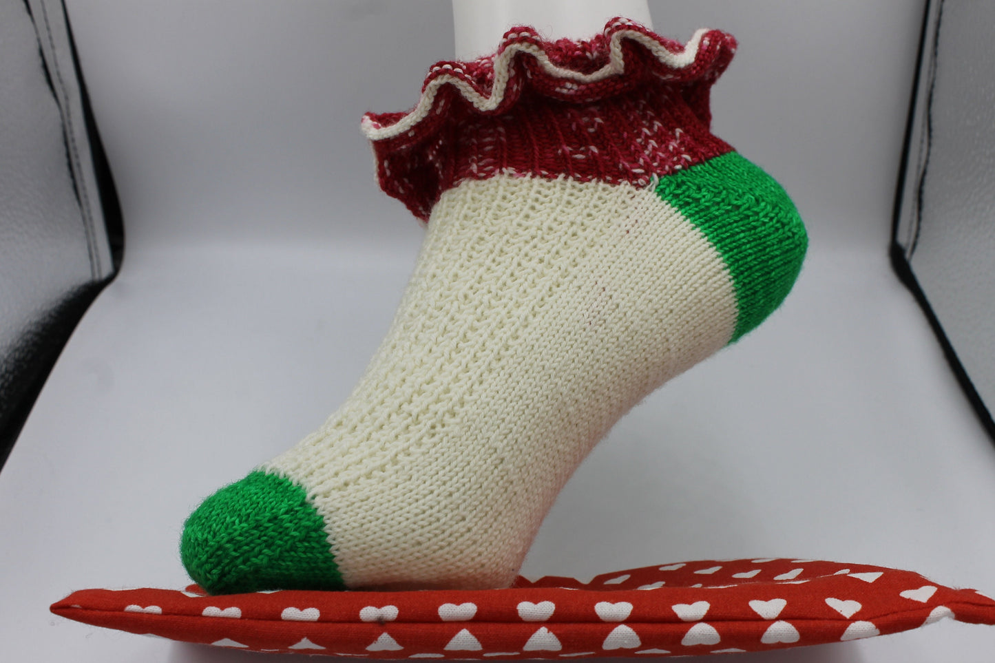 Toadstool, Sock 2x50g and 1 x 20g skeins 75% SuperWash Merino and 25 Nylon Hand Dyed Yarn 120g total