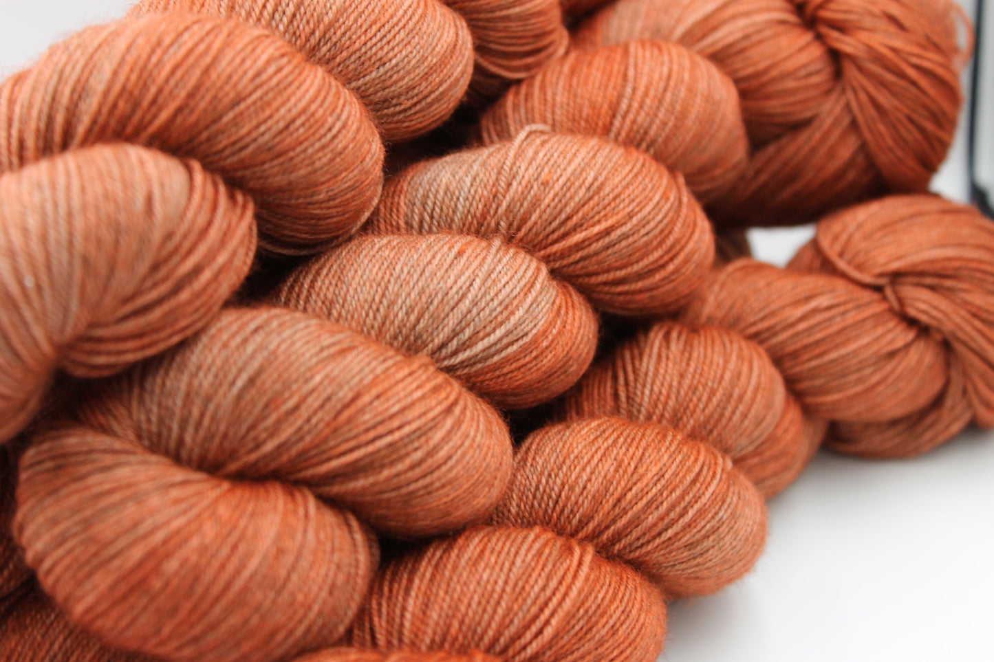 Cinnamon Sock Skein 70% Superwash Merino 20 Yak 10 Nylon 100g