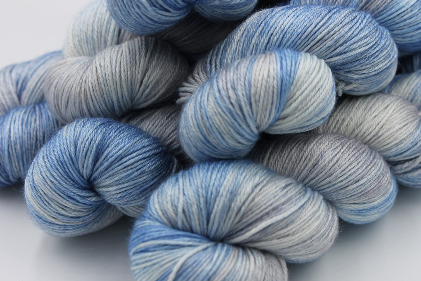Chilled Air Sock skein  50% Superwash Merino Wool 50 Silk 100g Skeins
