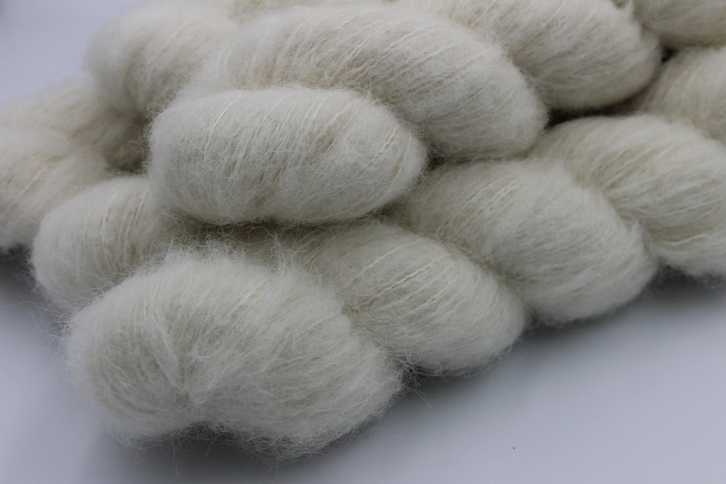 Snow Lace 50g skein 74% Baby Suri Alpaca 26 Silk