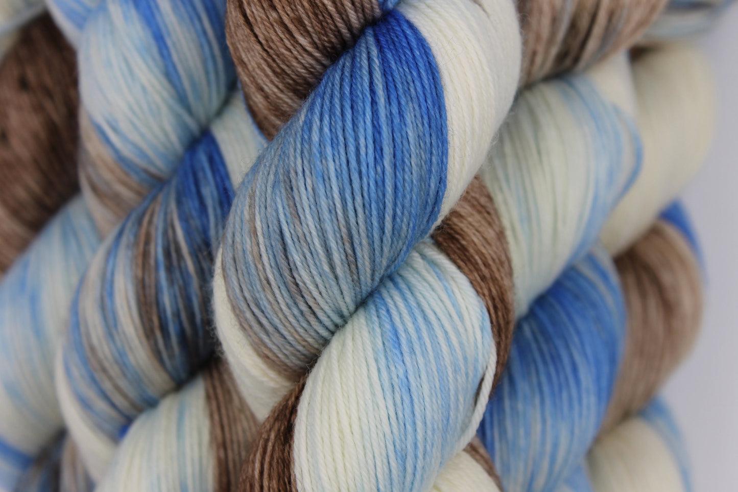 Peter Rabbit  Sock Skein 75% SuperWash Merino and 25 Nylon Hand Dyed Yarn 100g