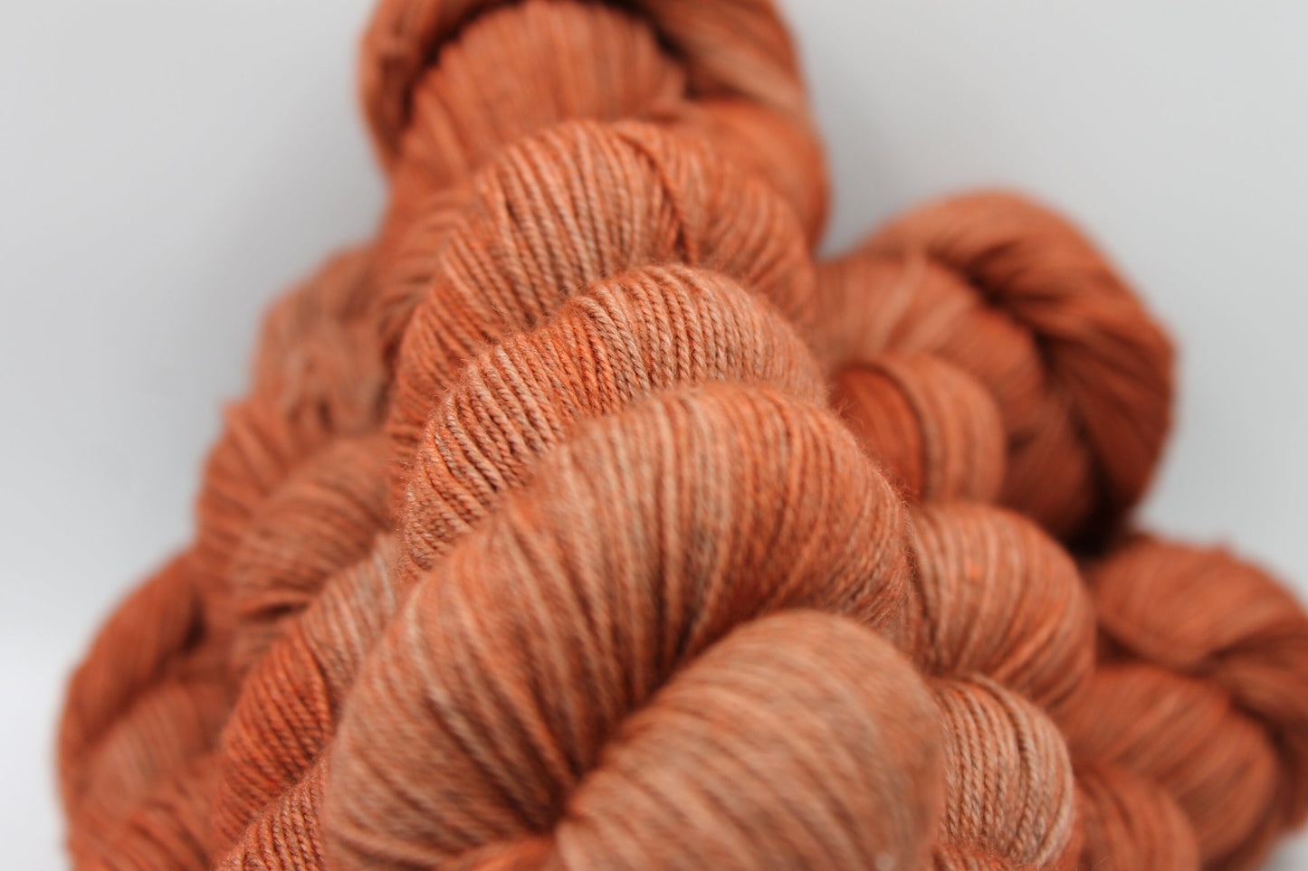 Cinnamon Sock Skein 70% Superwash Merino 20 Yak 10 Nylon 100g