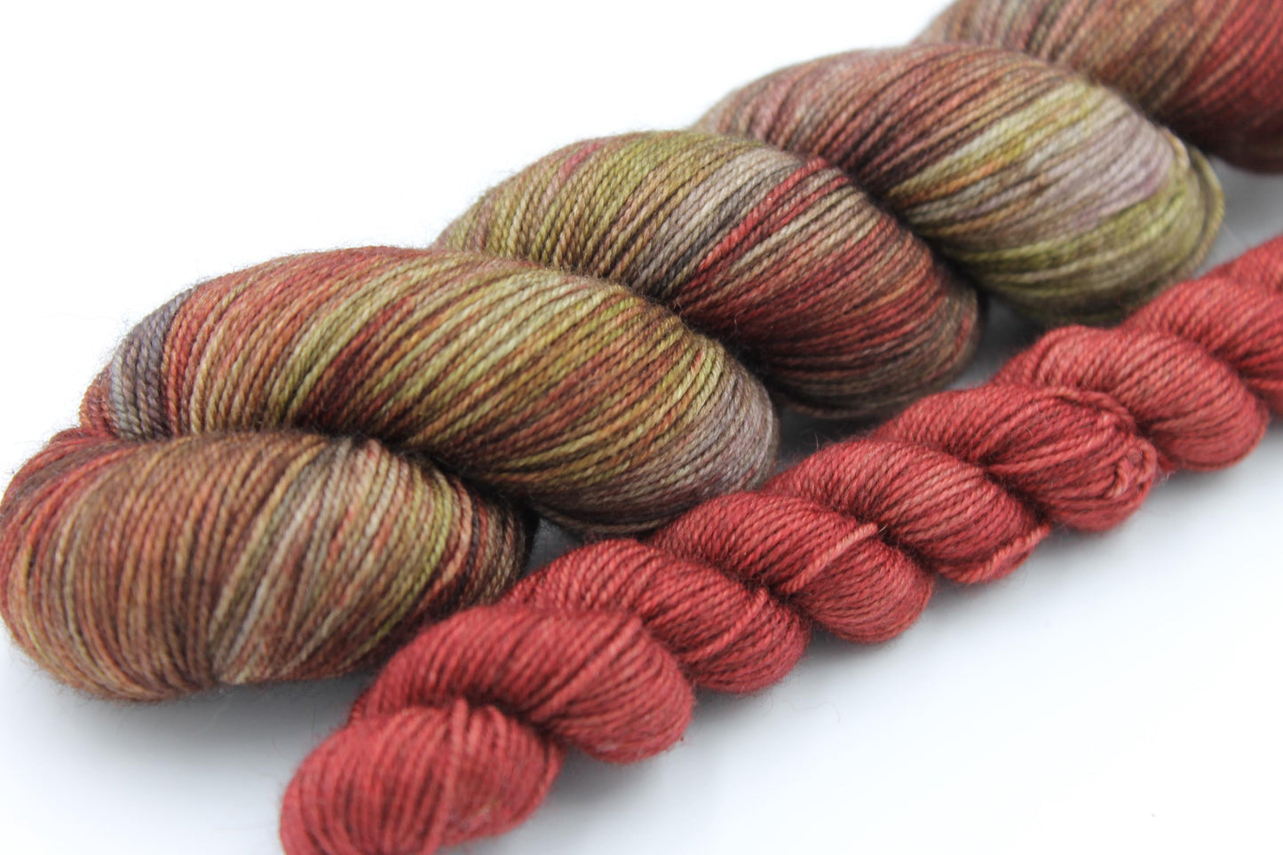 Roasted Chestnuts Sock Skein 70% Superwash Merino 20 Yak 10 Nylon