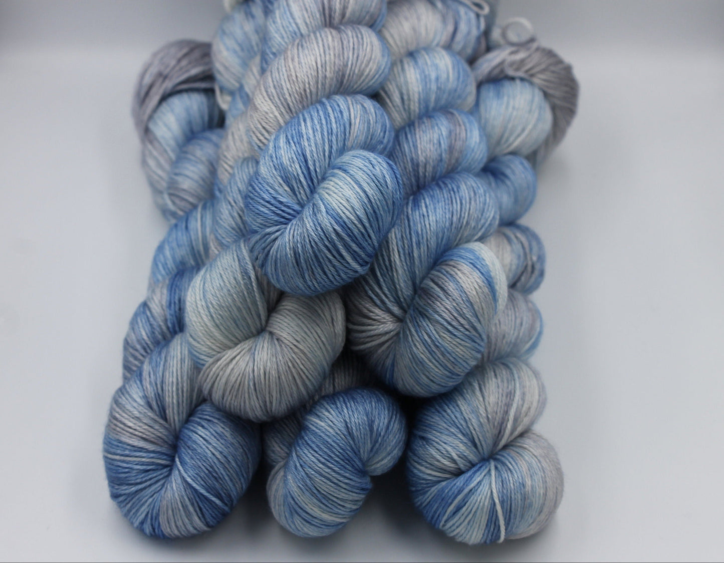 Chilled Air Sock skein  50% Superwash Merino Wool 50 Silk 100g Skeins