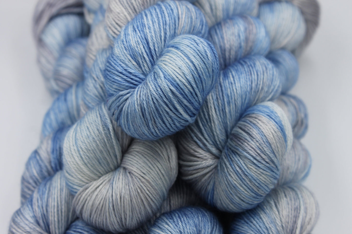 Chilled Air Sock skein  50% Superwash Merino Wool 50 Silk 100g Skeins