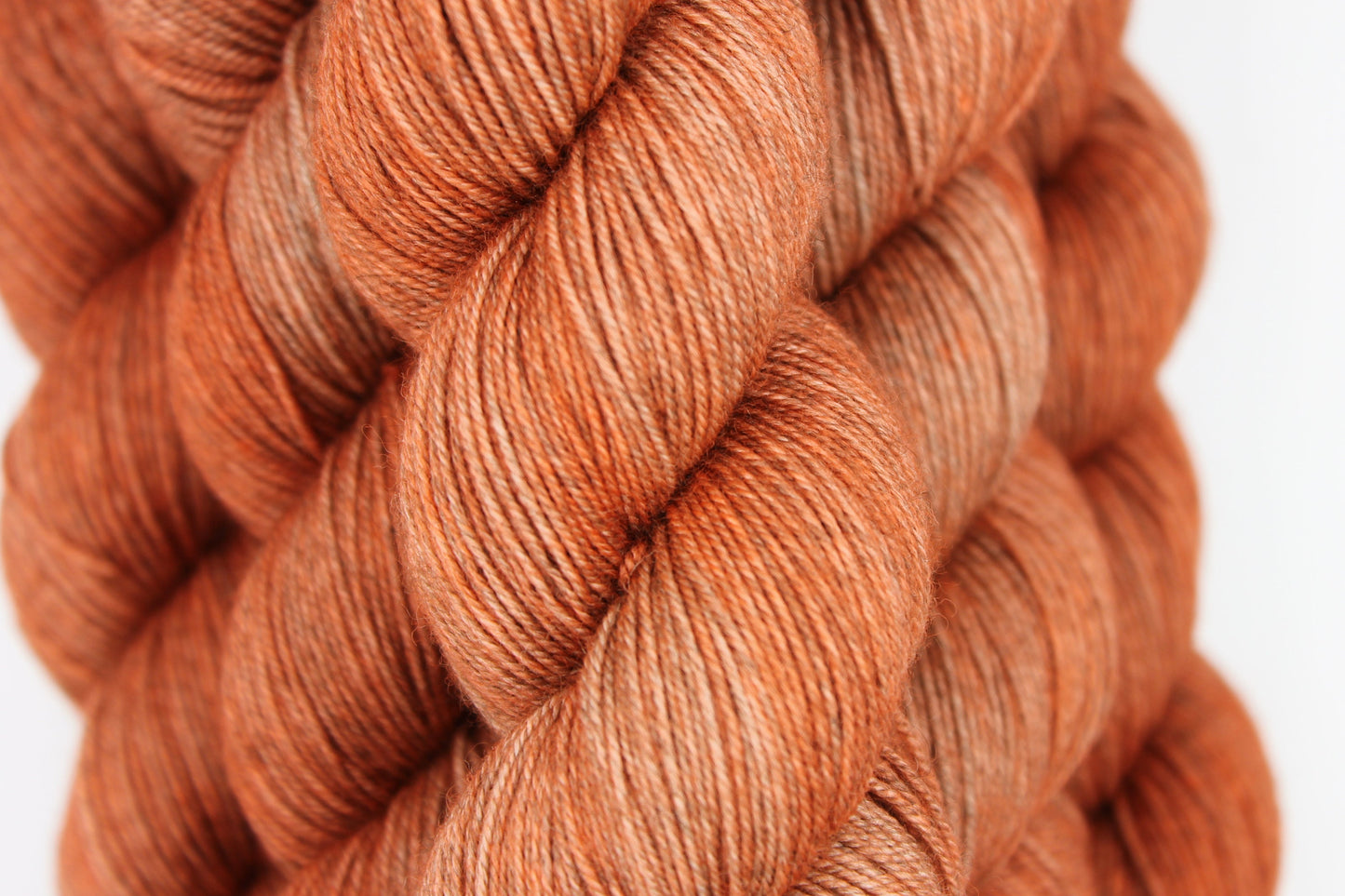Cinnamon Sock Skein 70% Superwash Merino 20 Yak 10 Nylon 100g