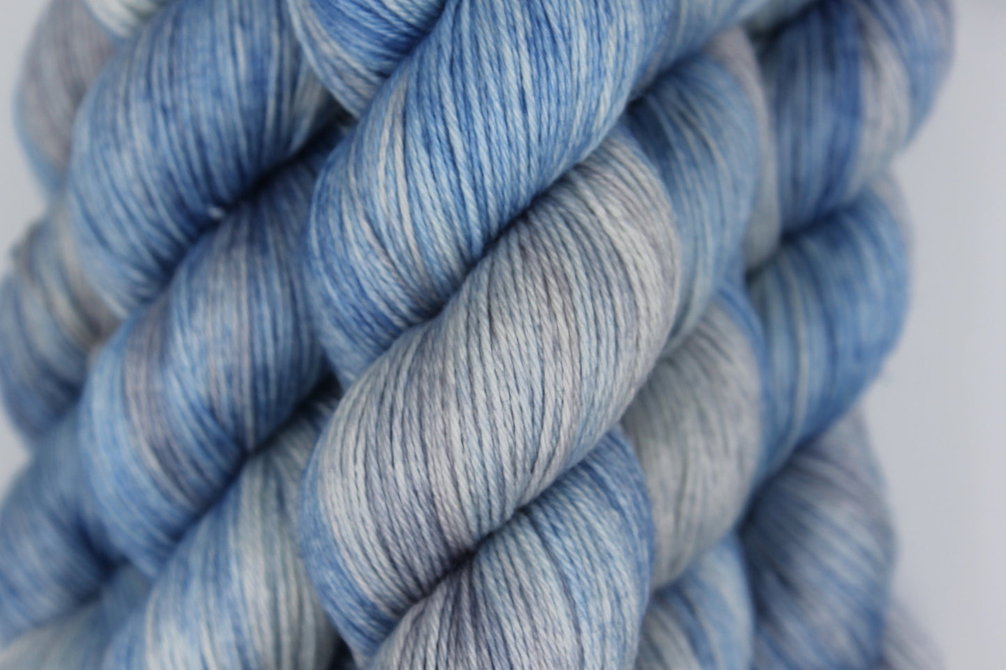 Chilled Air Sock skein  50% Superwash Merino Wool 50 Silk 100g Skeins