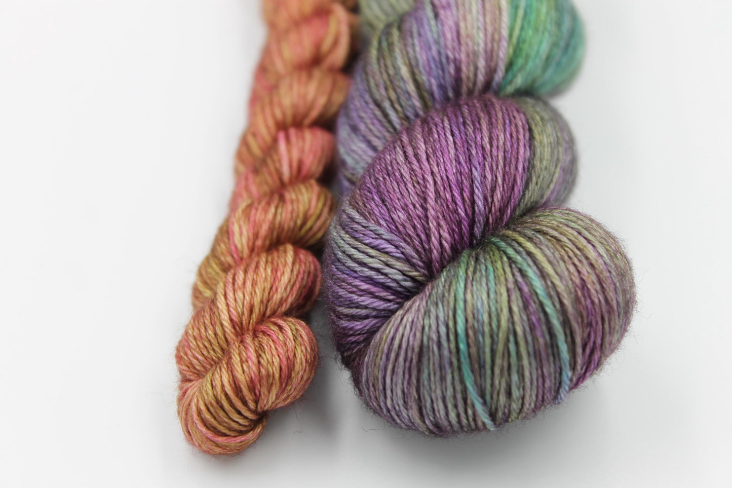 Oberon Sock skein  50% Superwash Merino Wool 50 Silk 100g and 20g Skeins